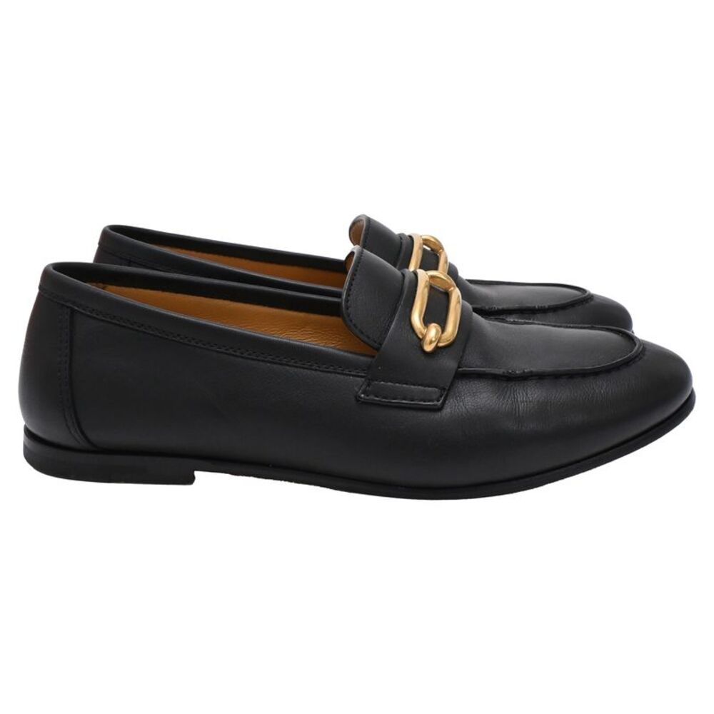 Hermès Colette Loafers in Black Calfskin Leather